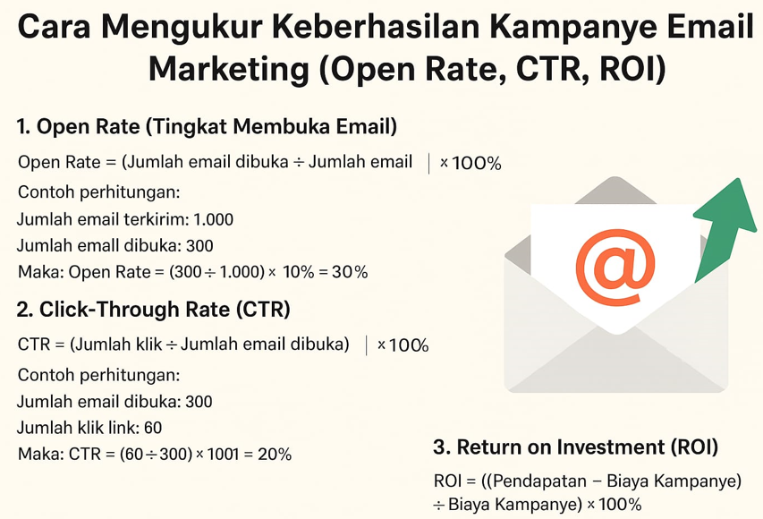 Cara Mengukur keberhasilan kampanye email marketing