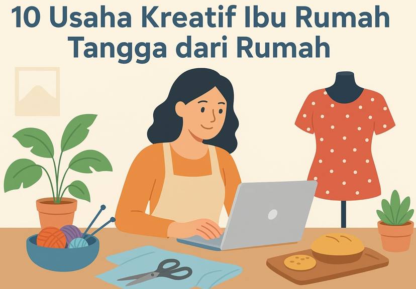 10 Usaha Kreatif Ibu Rumah Tangga yang Bisa Dijalankan dari Rumah