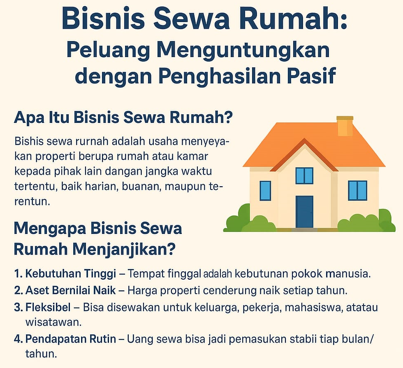 Bisnis Sewa Rumah Peluang Menguntungkan dengan Penghasilan Pasif