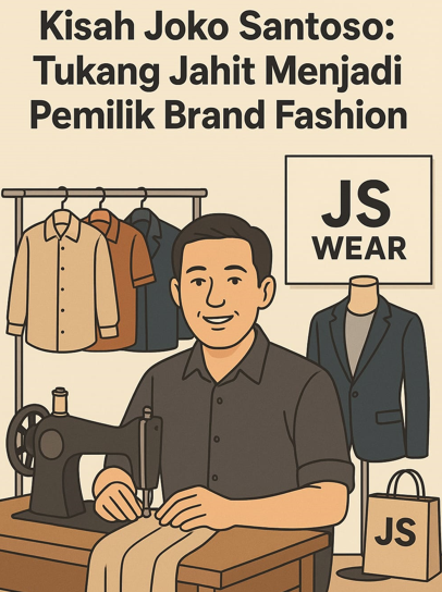 Kisah Joko Santoso Tukang Jahit Menjadi Pemilik Brand Fashion Ternama