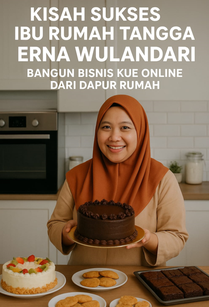 Kisah Sukses Erna Wulandari Ibu Rumah Tangga Bangun Bisnis Kue Online dari Dapur Rumah